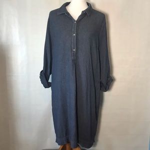 J. Jill Denim Look Shirt Dress